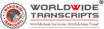 WorldWide Transcripts Logo