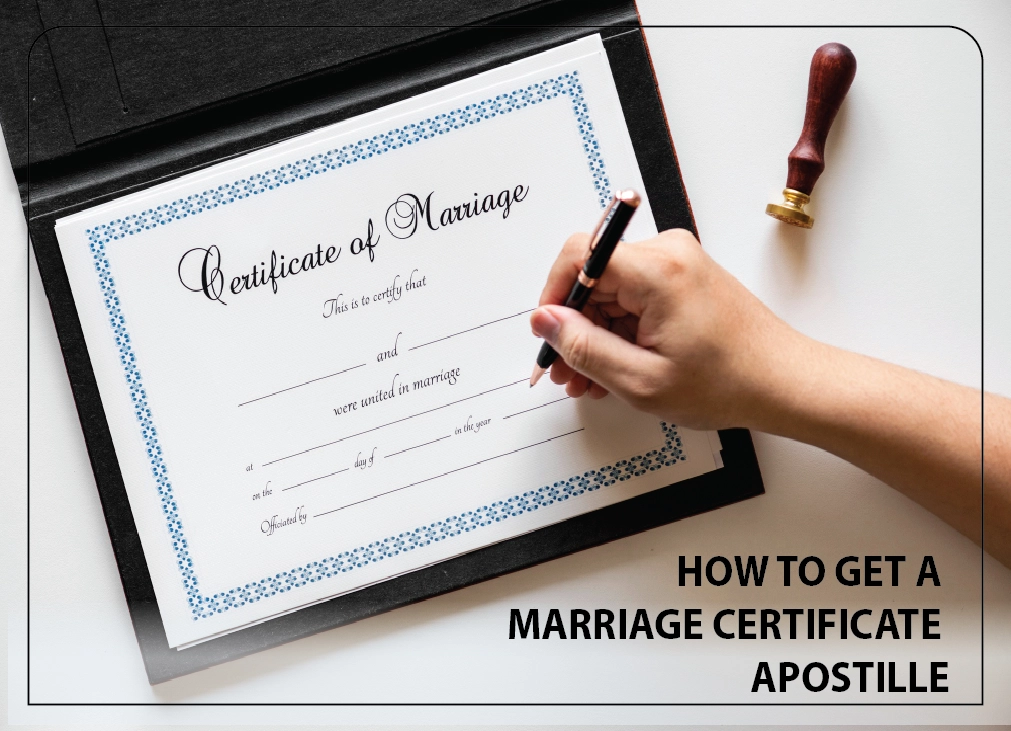 HOW TO GET A marriage certificate apostille