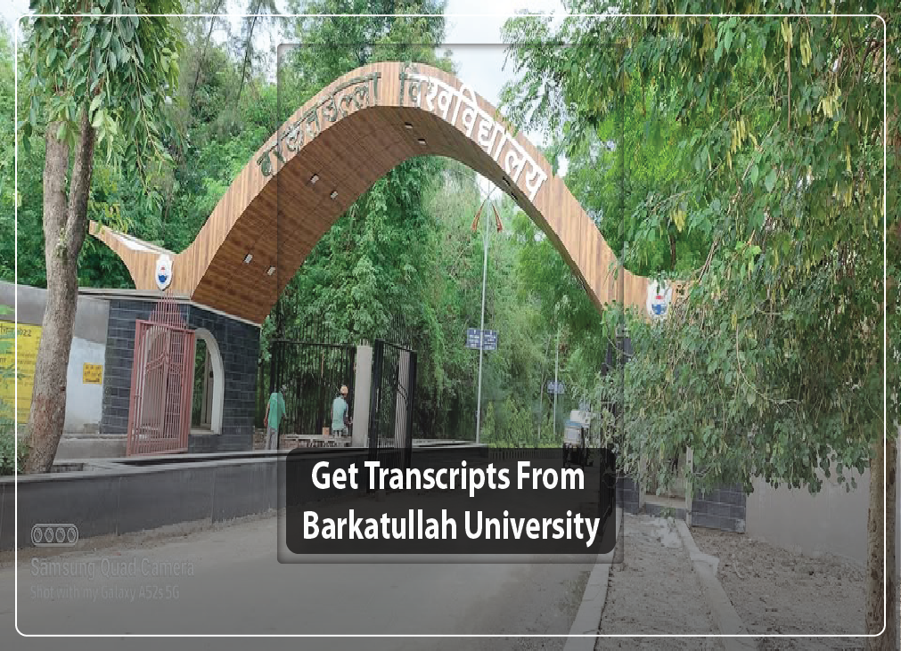 Transcripts From Barkatullah University